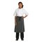 Küchenschürze Schwarz-Weiss gestreift Whites Chefs Clothing