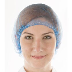 Baretthaube "Premium" aus Nylon Blau Ø53 cm 200 Stk