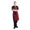 Latzschürze Bordeaux Whites Chefs Clothing