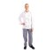 Kochjacke Chicago Unisex kurze Ärmel Weiss Whites Chefs Clothing Gr. XS-XXL