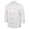 Kochjacke Chicago Gr. M Unisex kurze Ärmel Weiss Whites Chefs Clothing
