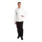 Kochjacke Vegas Gr. M Unisex lange Ärmel Weiss Whites Chefs Clothing