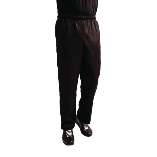 Kochhose teflonbeschichtet Easyfit Schwarz Gr. XXL Unisex Whites Chefs Clothing