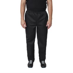Kochhose Vegas Schwarz Unisex Whites Chefs Clothing Gr. M