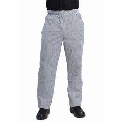 Kochhose kleinkariert Vegas Schwarz-Weiss Gr. M Unisex Whites Chefs Clothing