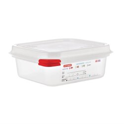 Lebensmittelbehälter mit Deckel GN1/6 Transparent 1,1L Araven