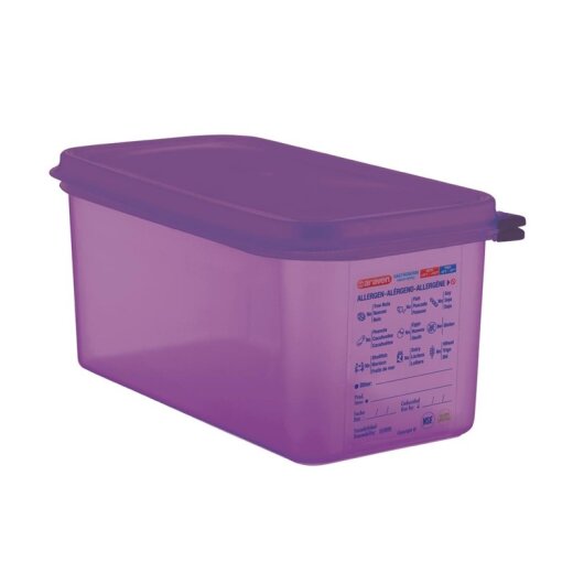 Lebensmittelbehälter aus Silikon GN1/3 Lila 6L Araven