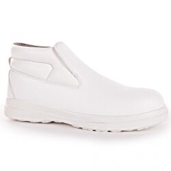 Sicherheitsschuhe S2 "Slipper hoch" Schutzkappe Weiss Größe 37