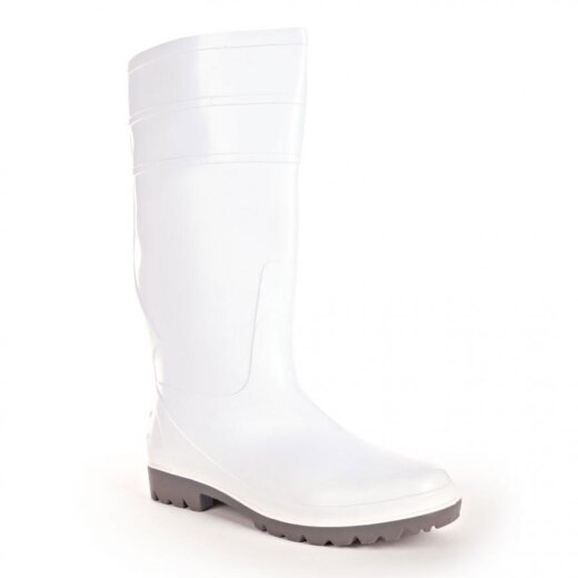 Berufsstiefel, O4 aus PVC / Nitril Weiss Größe 42