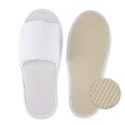 Slipper "Classic" offen Weiss...