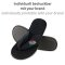 Slipper "Black Deluxe" Schwarz Einheitsgröße 28,5 cm lang 10x10 Paar