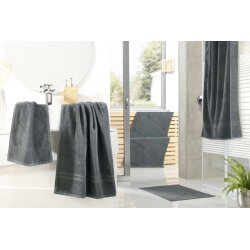 Pooltuch 100% Baumwolle Premium Anthrazit...