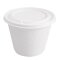 BIO Schüssel 425ml aus Zuckerrohr Weiss 20x25 Stück mit Deckel