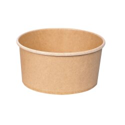 Salatschale "Caesar" aus Kraftpapier Braun 6x50...