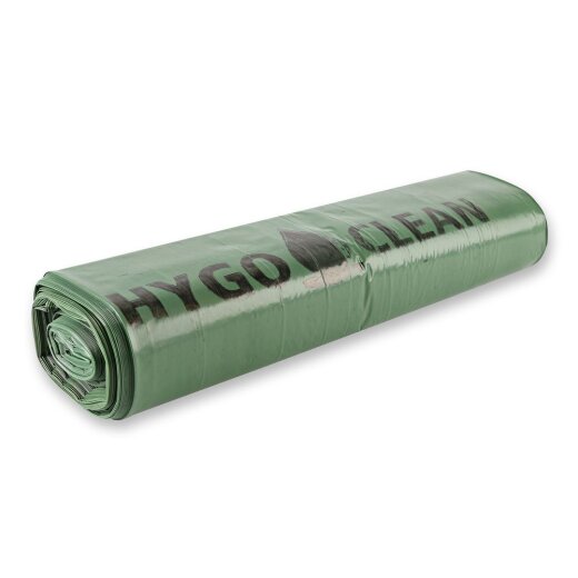 Müllsäcke 120 L aus LDPE 70x110 cm Grün 45 my 6 Rollen á 25 Stück