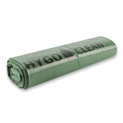 Müllsäcke 120 L aus LDPE 70x110 cm Grün 45 my 6 Rollen á 25 Stück