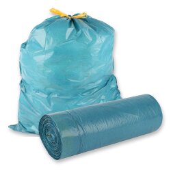 Müllsäcke 120 L aus LDPE 70x100 cm Blau 45 my...