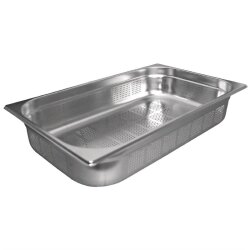 GN-Behälter Edelstahl gelocht Vogue GN 1/1 15 cm