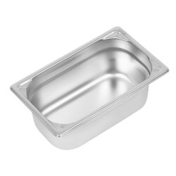 Strapazierfähiger GN-Behälter 1/4 Edelstahl 100mm Vogue