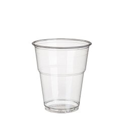 Bierbecher aus PLA "pure" Transparent mit...
