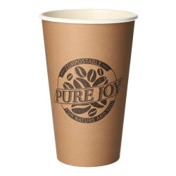 Pappbecher "pure" "Pure Joy" 0,4 L...