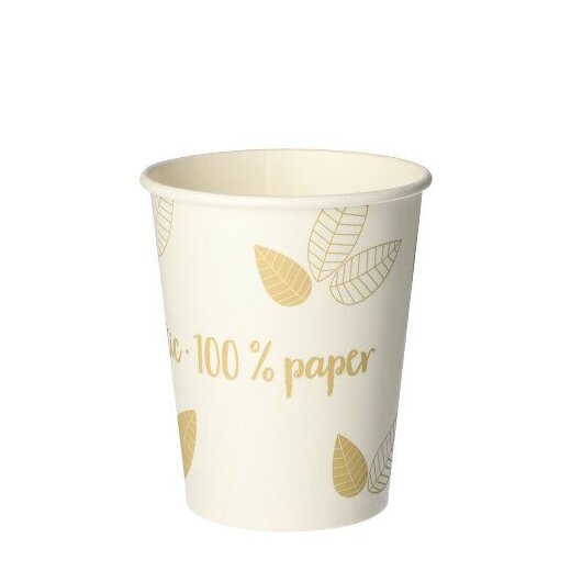 Pappbecher "pure" 0,2 L Creme 1000 Stück
