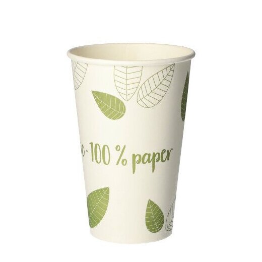 Pappbecher "pure" 0,3 L Grün 1000 Stück