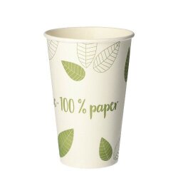 Pappbecher "pure" 0,3 L Grün 1000 Stück