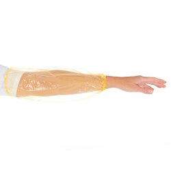 Ärmelschoner Light aus Polyethylen 40 cm 2000 Stück Gelb