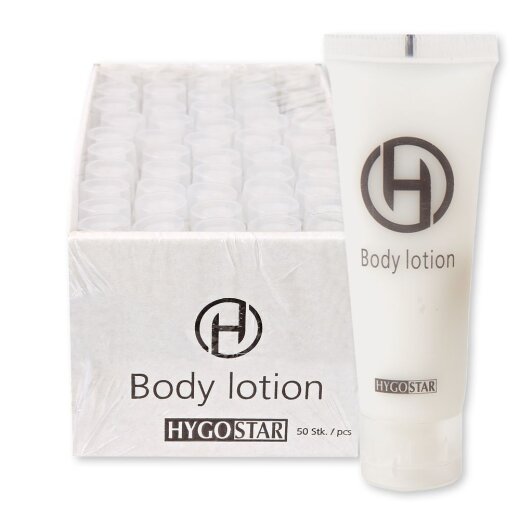 Body Lotion Tube 30 ml einzeln verpackt 5 x 50 Stück