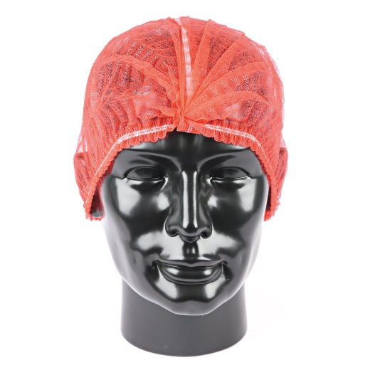 Klipphaube "Detect" aus PP, detektierbar 100 Stück Ø 50 cm Rot