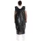Einwegschürzen "360 Grad" 30 my aus LDPE 140x80 cm 5x50 Stück Schwarz