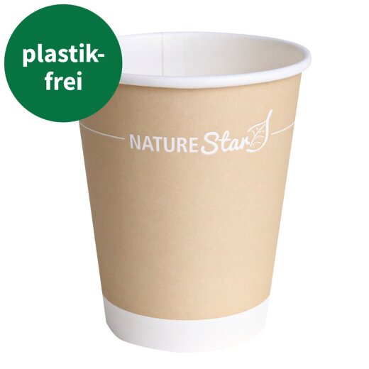Kaffeebecher Only Paper aus Pappe 250 ml Ø 9 cm 20x50 Stück