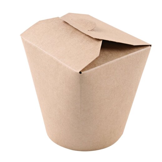 Foodbox "Asia" aus Kraftpapier 800 ml Ø 10 cm 10x50 Stück