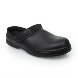 Sicherheitsclogs Schwarz unisex Slipbuster Lite Gr. 42