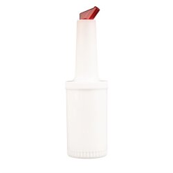 Cocktailflasche 1 L Vogue Pour-Master Kunststoff  Rot