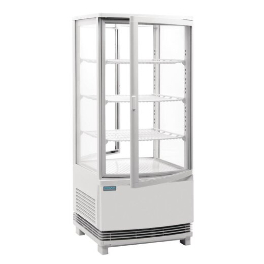 Kühlvitrine mit gebogenen Türen 86 L Polar Serie C