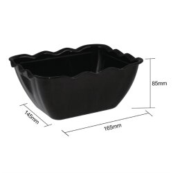 Salatschüssel Olympia Kristallion Schwarz 75 cl ohne...