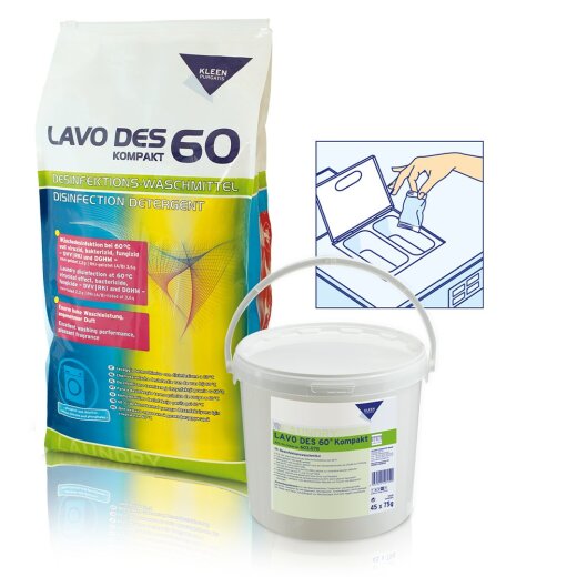 Desinfektionswaschmittel Kleen Purgatis Lavo Des 60 kompakt Sachets 45x75 g