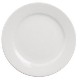 Runde Teller mit breitem Rand Olympia Athena 12 Stück Ø 16,5 cm