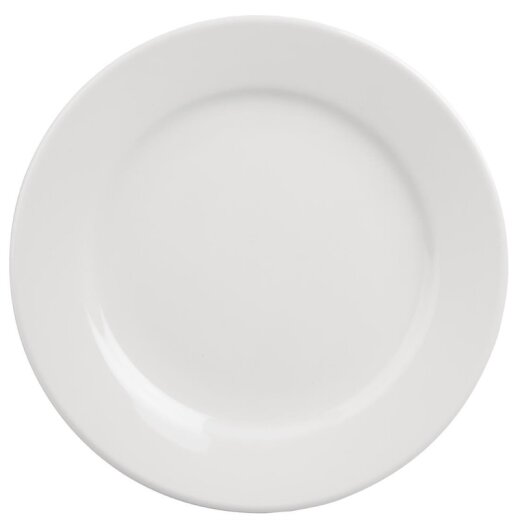 Runde Teller mit breitem Rand Olympia Athena 12 Stück Ø 25,4 cm