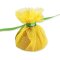 Zitronenserviertuch "Lemon Wrap" aus Baumwolle 100 Stück Ø 22 cm Gelb-Grün