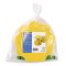 Zitronenserviertuch "Lemon Wrap" aus Baumwolle 100 Stück Ø 22 cm Gelb-Grün