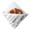 Snackservietten stoffähnlich Airlaid 1/4-Falz 32,5 x 30,5 cm Weiss "Newsprint" 1000 Stück