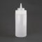 Quetschflasche extra breit, klar 454 ml