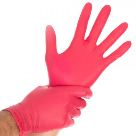 Nitrilhandschuhe Rot puderfrei Safe Light