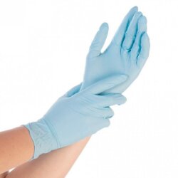 Nitrilhandschuhe puderfrei 10x200 Stück Safe Fit Blau S