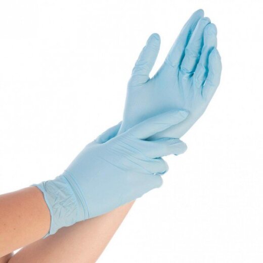 Nitrilhandschuhe puderfrei 10x200 Stück Safe Fit Blau L
