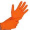 Nitrilhandschuhe puderfrei 10x50 Stück Schwarz oder Orange 24 cm Diamond Grip verschiedene Größen