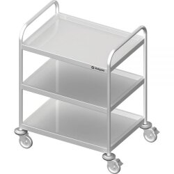 Servierwagen mit drei Böden 900x500x950 mm verschweißt